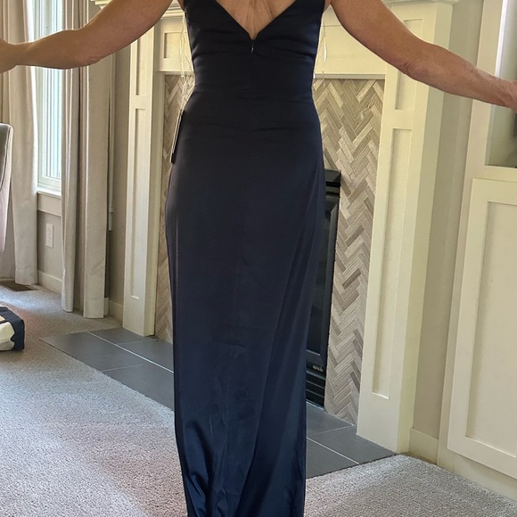 Elegant Midnight Blue Wedding guest or Bridesmaid dress! NEW! - Picture 6 of 10